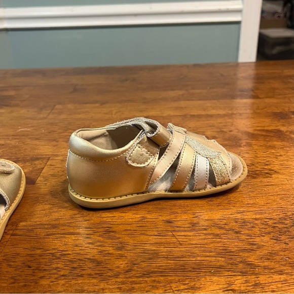 Livie & Luca unicorn leather sandals size 8 gold rose gold - Picture 4 of 9